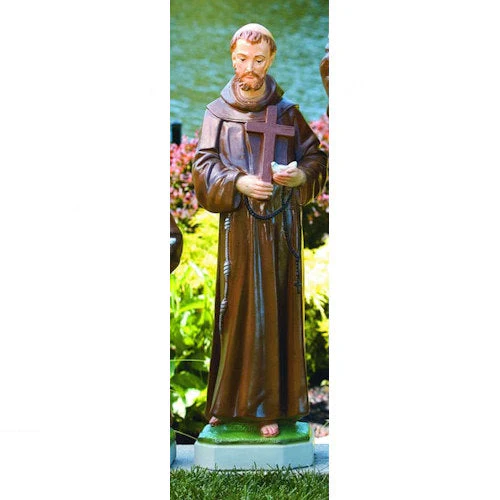 Saint Francis Sculpture 32" High Classic Finish