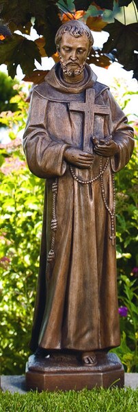 Saint Francis Sculpture 32" High - Image 3