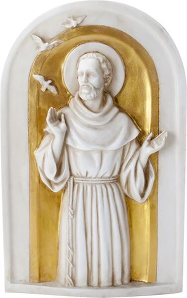 Saint Francis Wall Plaque Small