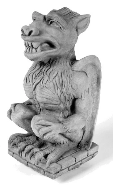 Screaming Dragon Gargoyle Statue