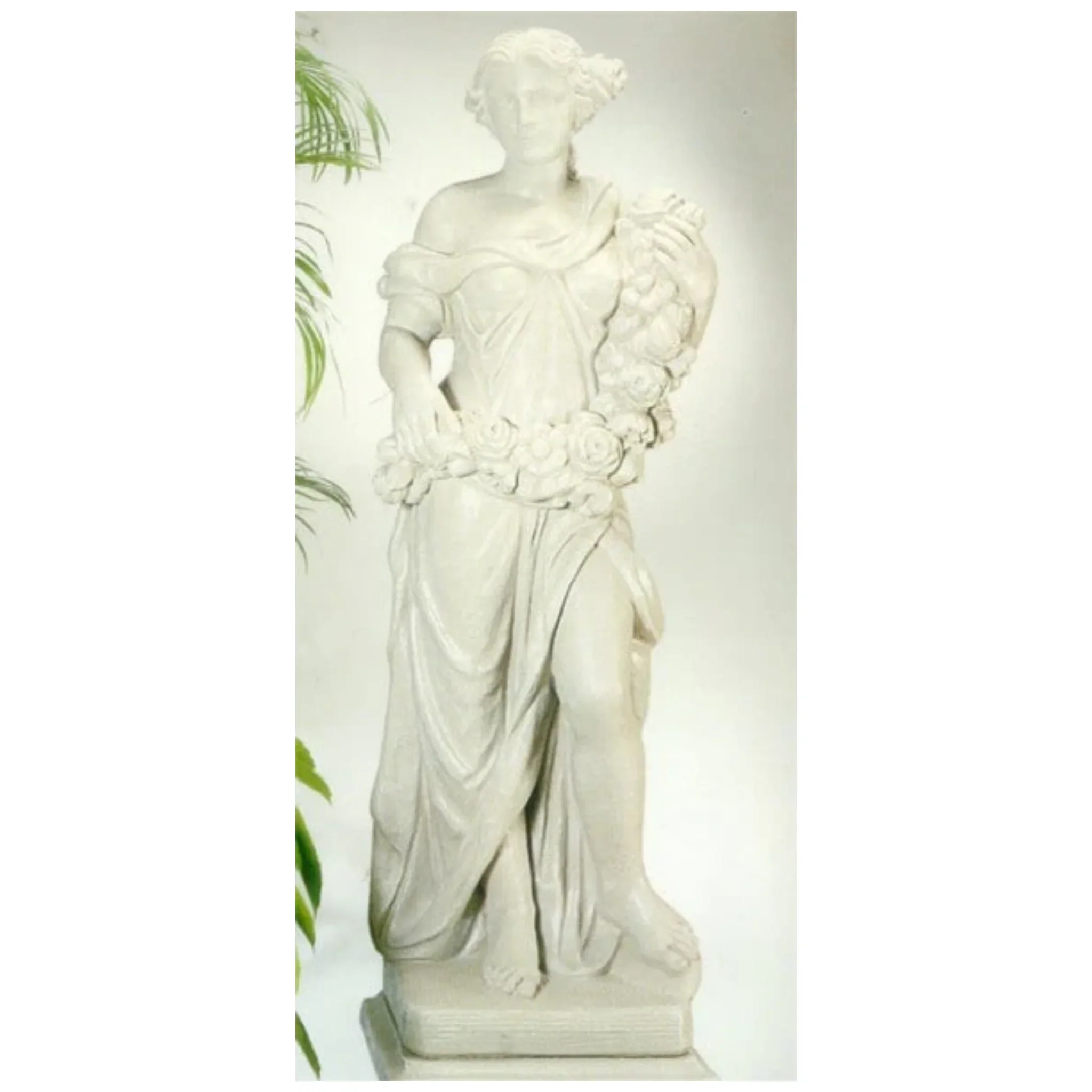 Season Spring Goddess Life-Size Woman Garden Statue 60" High - Image 3