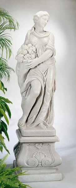 Season Summer Goddess Life-Size Woman Garden Statue 60" High - Image 4