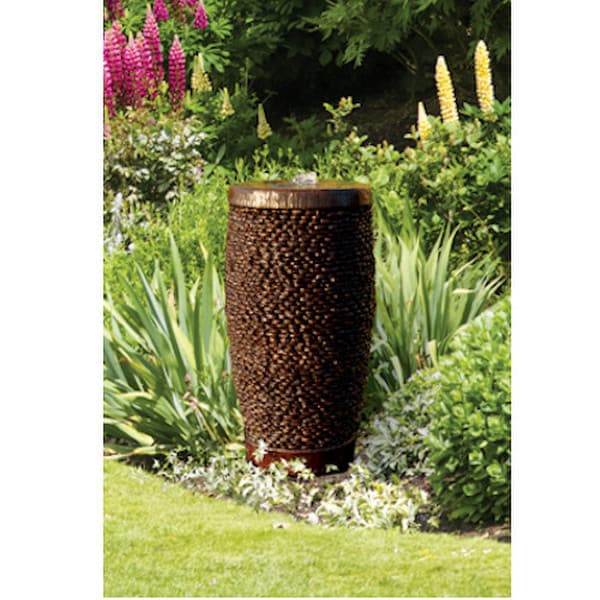Shimmering Stones Pond-less Fountain Design 34" High