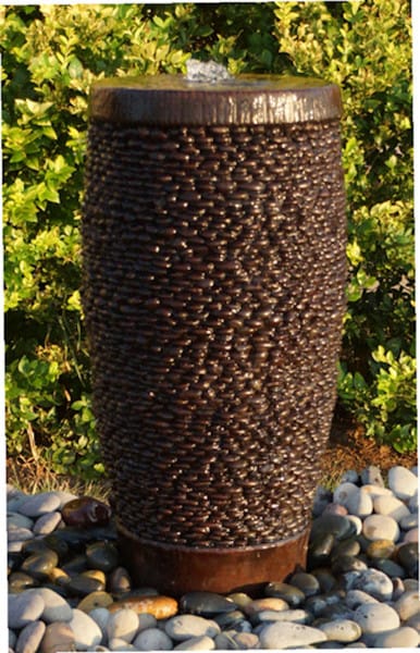 Shimmering Stones Pond-less Fountain Design 34" High - Image 2
