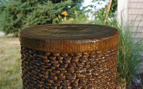Shimmering Stones Pond-less Fountain Design 34" High - Image 3