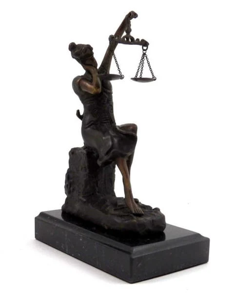Sleeping Justice-blind Justice Sculpture