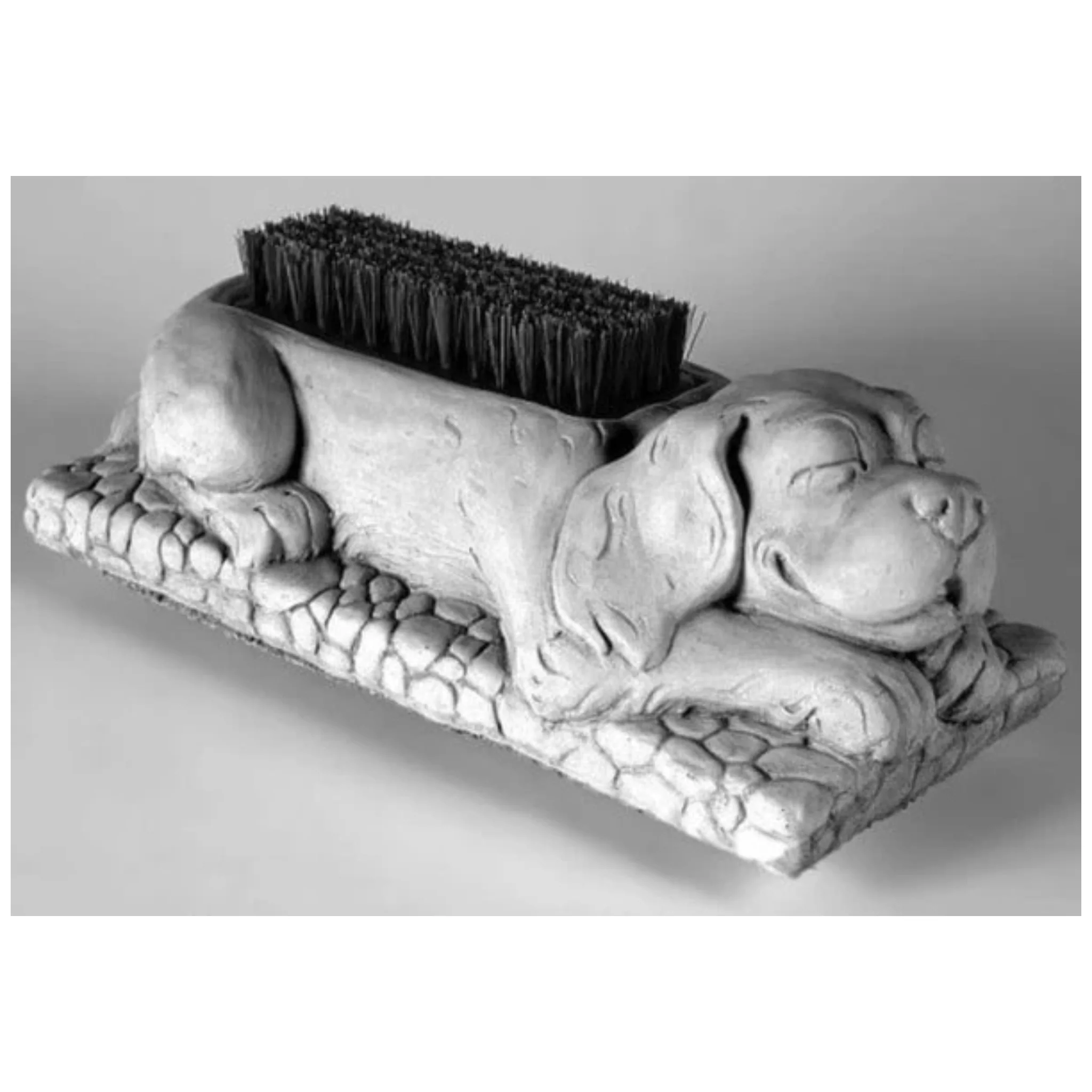 Spaniel Puppy Bootbrush Sculpture