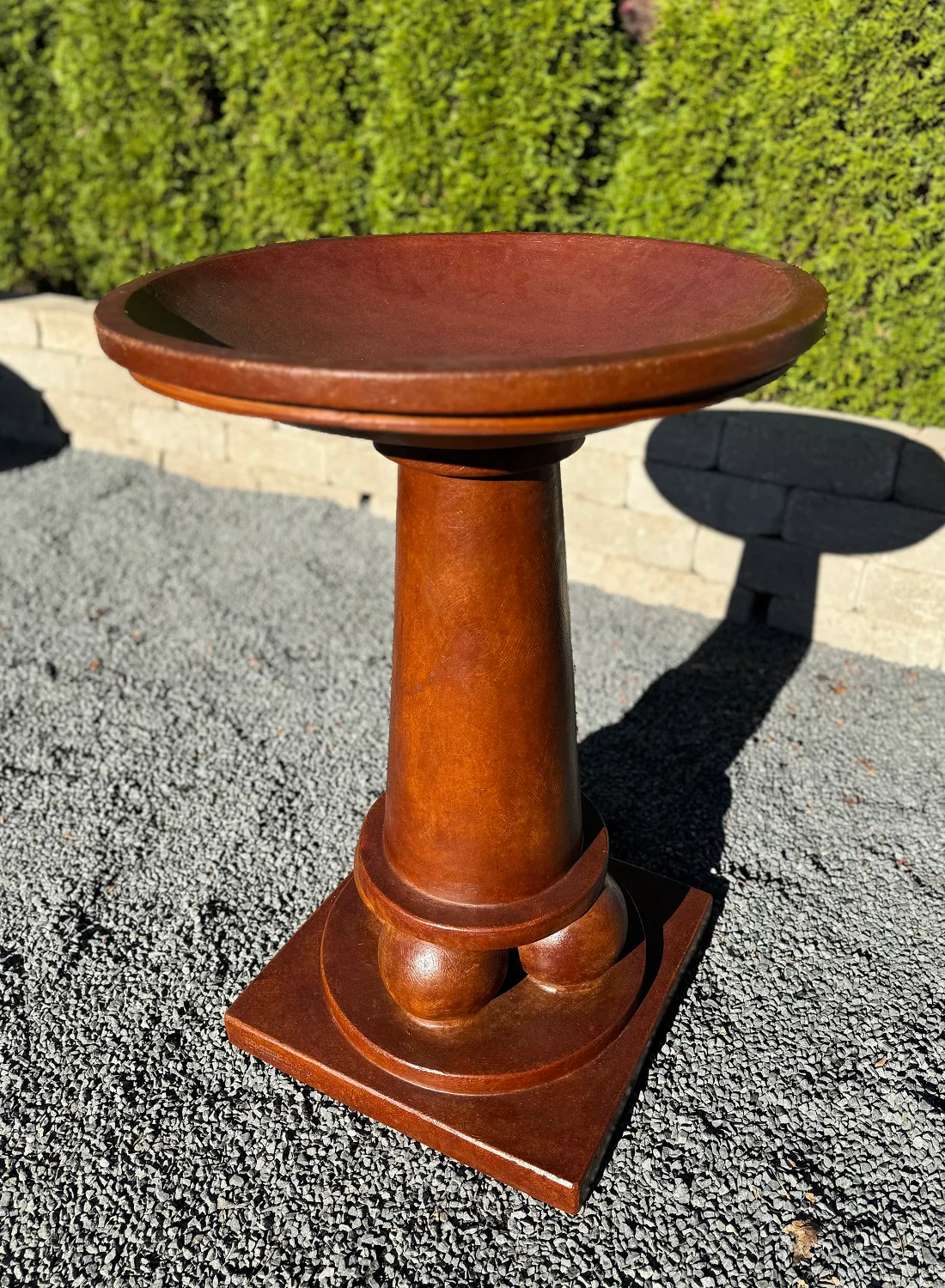 Spheres Birdbath Modern Design 30" High