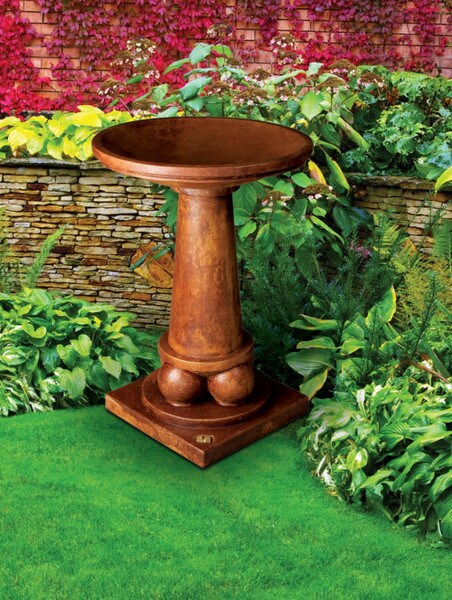 Spheres Birdbath Modern Design 30" High - Image 3