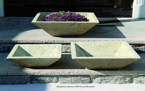 Square Low Bowl Planter 36" - Image 3
