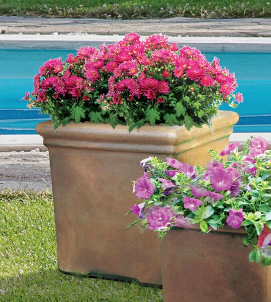 Square Planter Large 25" High – Architectural Cast Stone - Image 2