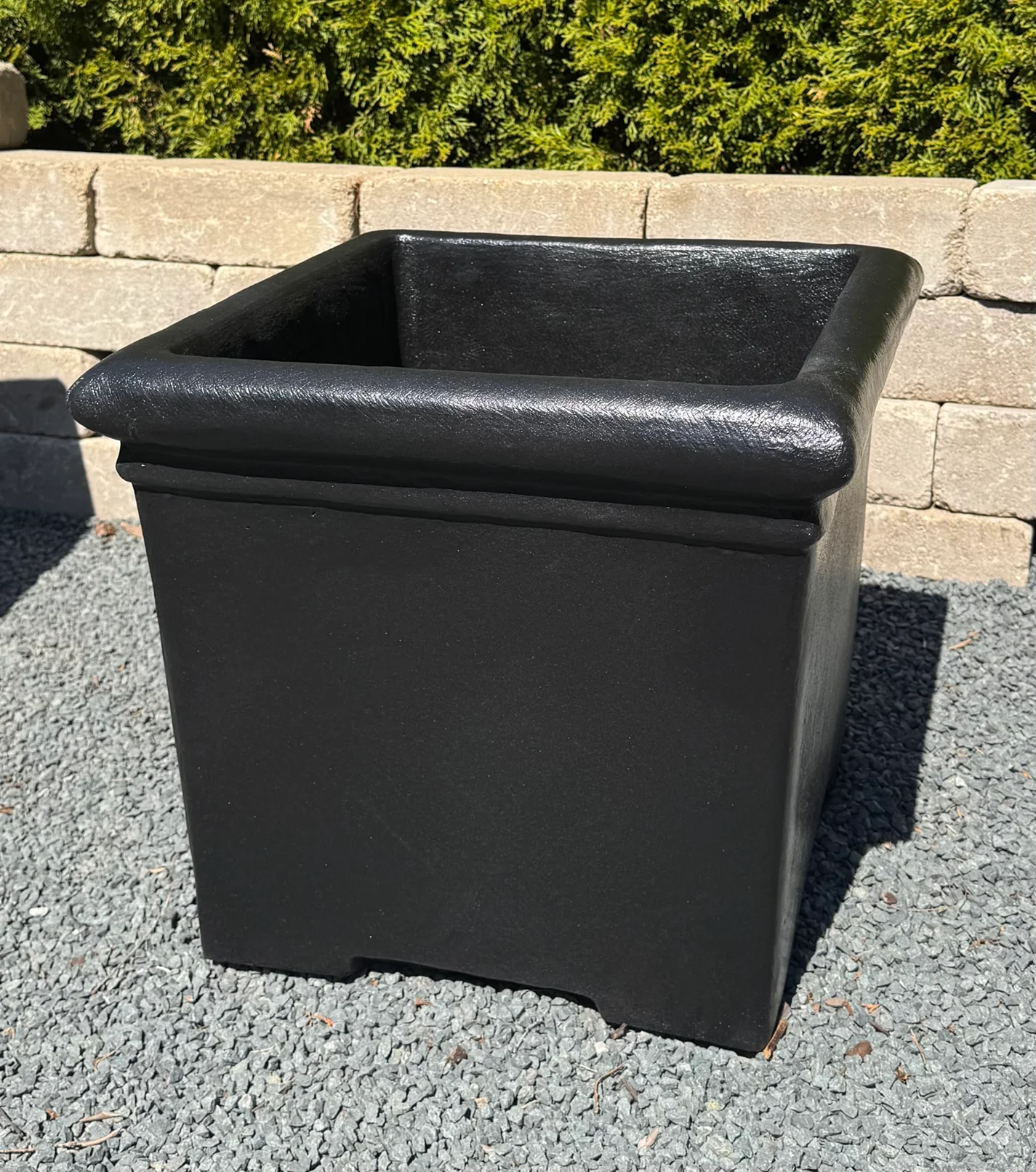 Square Planter Medium 16.5" High – Architectural Cast Stone