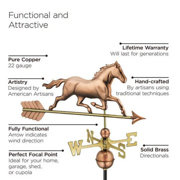 Trotting Horse Weathervane - Image 3