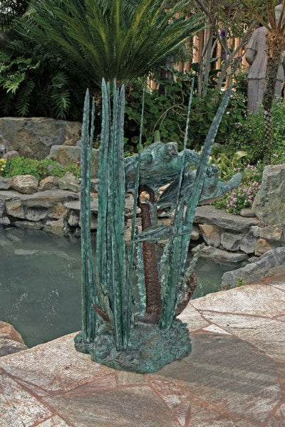 Turtles Undersea Water Feature 44" High - Image 2