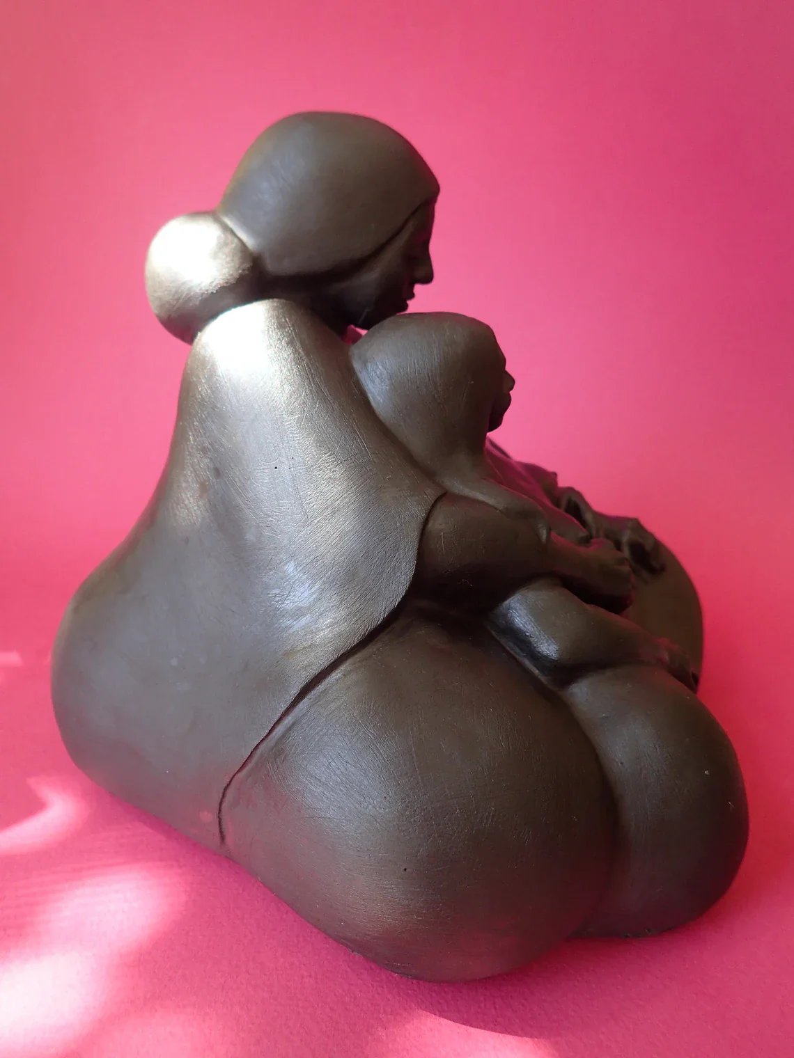Two Women By Sigrid Herr Sculpture - Image 6