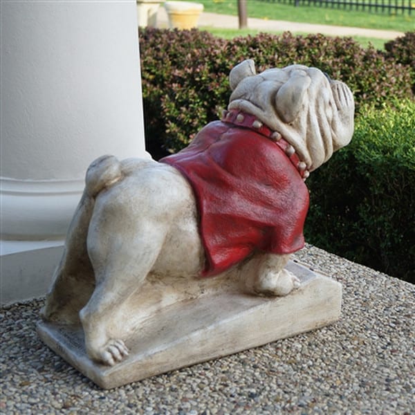 Georgia University Bulldogs Mascot Garden Statue 18" L - Image 2