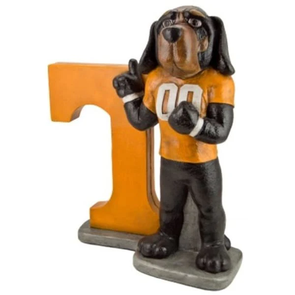University of Tennessee Smokey College Colors Mascot Statue - Image 2