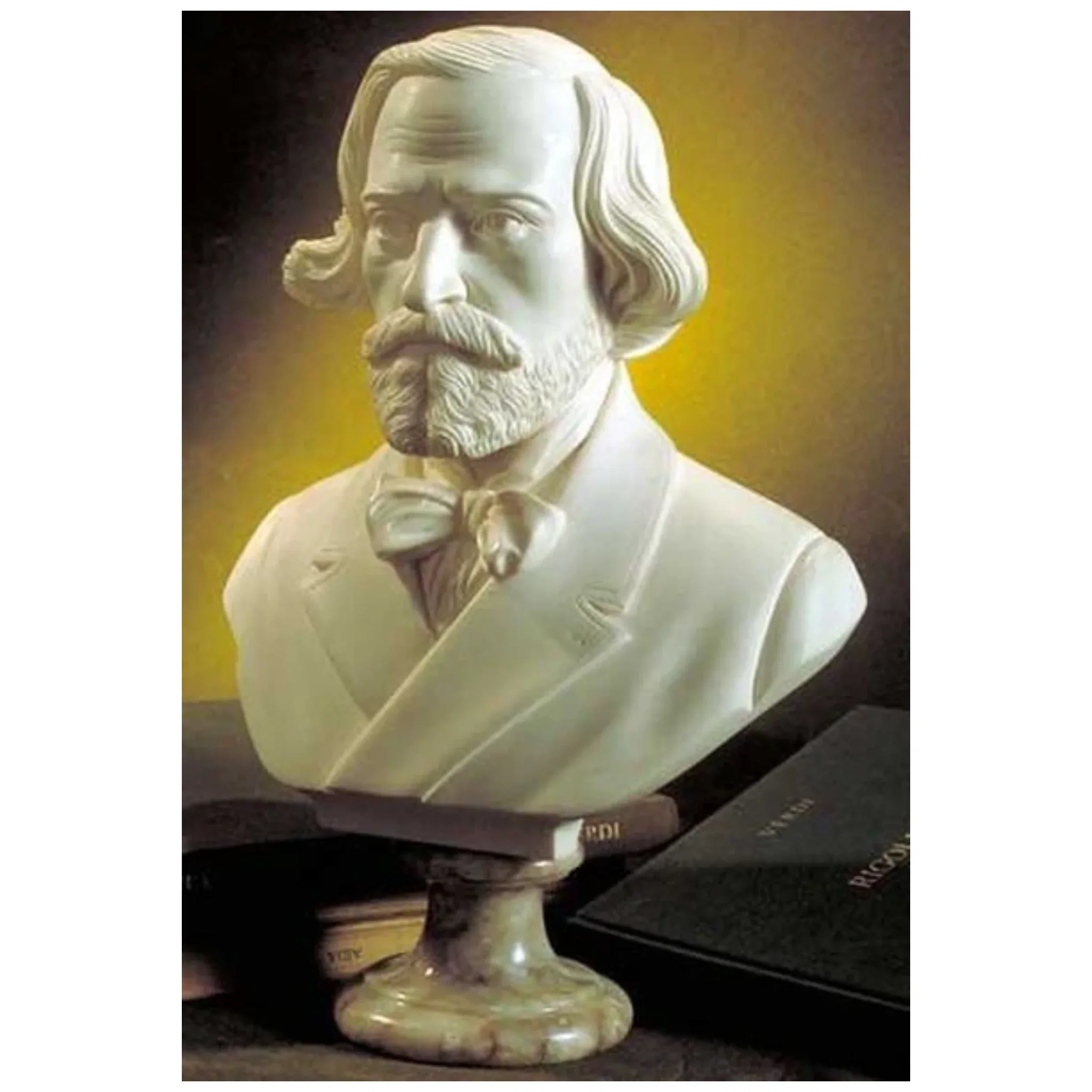 Verdi Giuseppe Bust 13" High - Image 2
