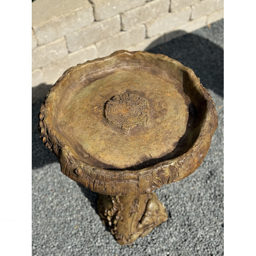 Wildwood Cement Birdbath Made in America - Image 2