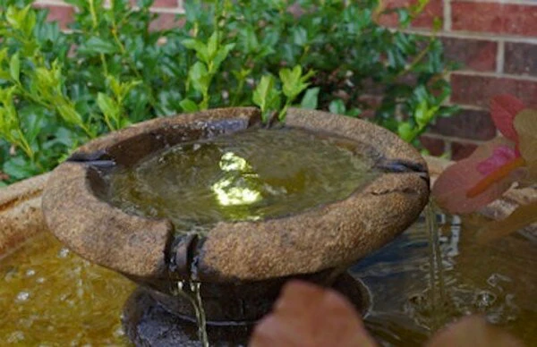 Windstone Garden Cement Fountain with Light - Image 3