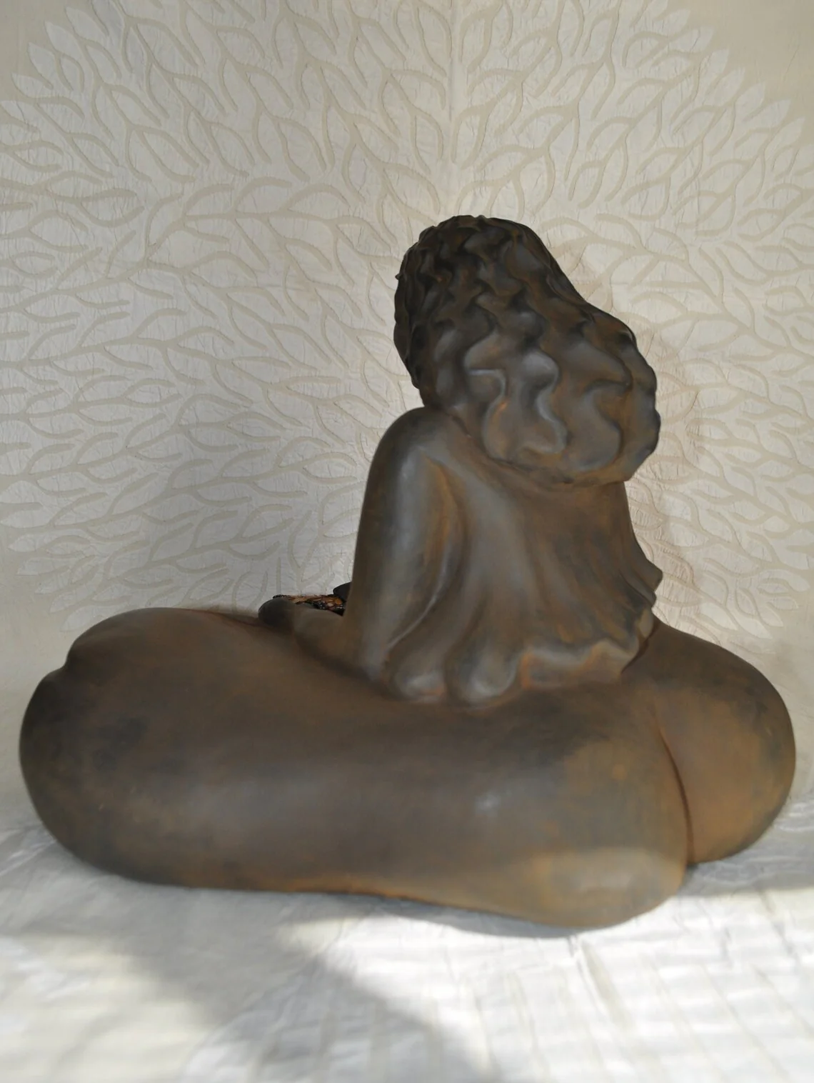 Woman with Open Hands by Sigrid Herr Sculpture - Image 4